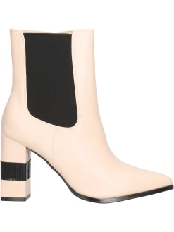 Stivaletto con tacco largo Menbur da donna avorio