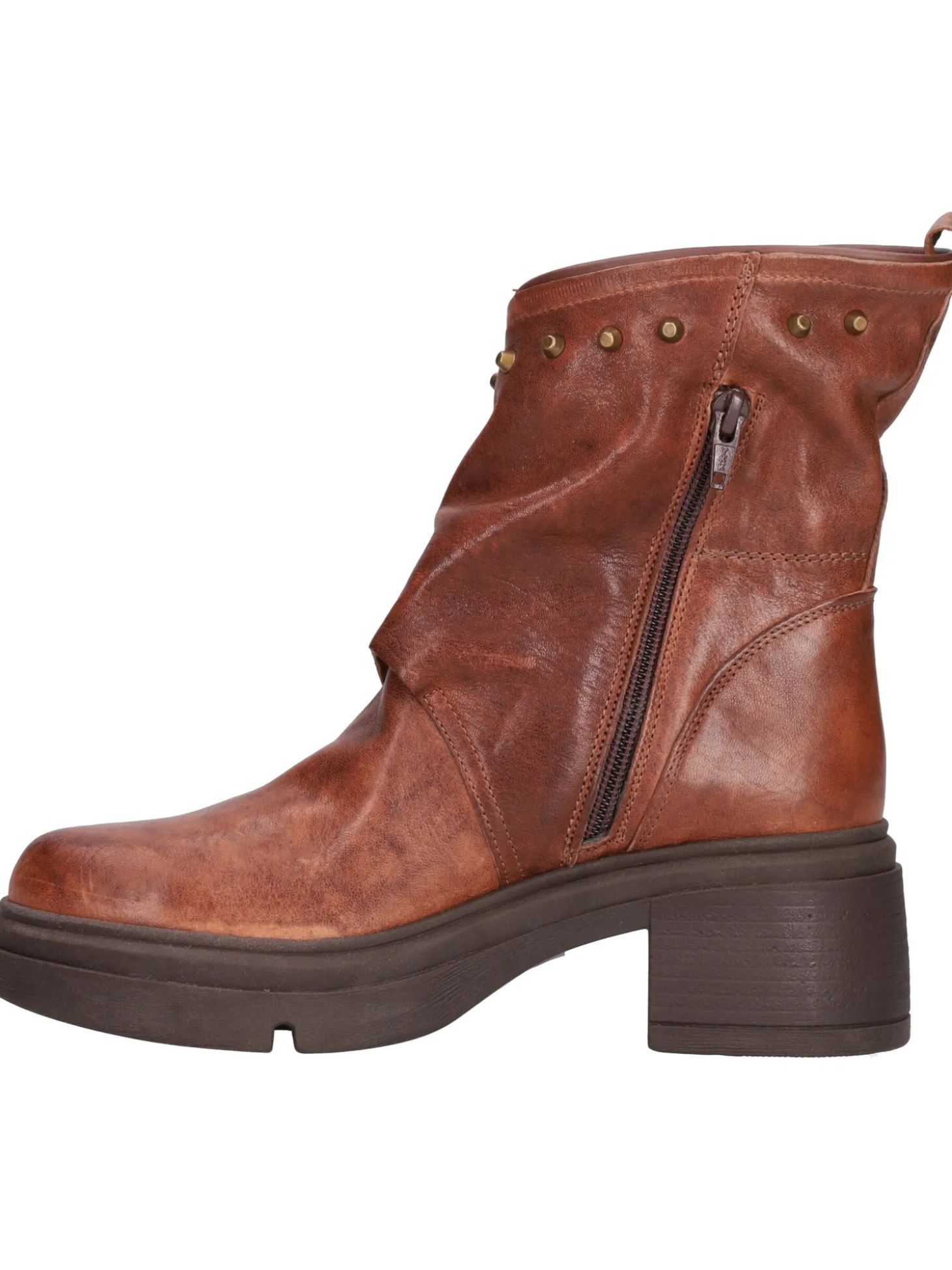 Stivaletto tacco largo Liviana da donna marrone