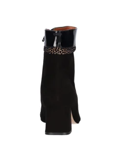 Stivaletto tacco largo Linea Uno da donna nero