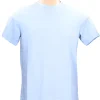T-shirt a maniche corte Geox G-Dyed da uomo celeste